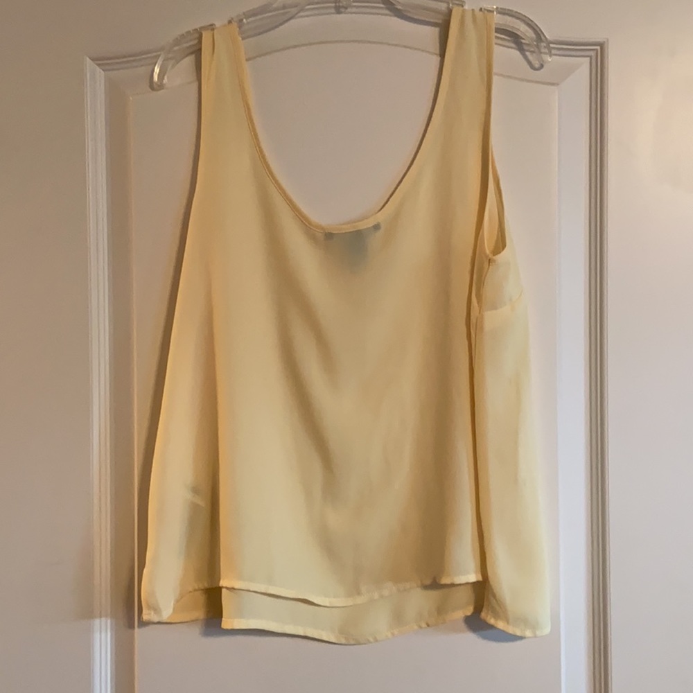 Pale Yellow Tank - Picture 2 of 2